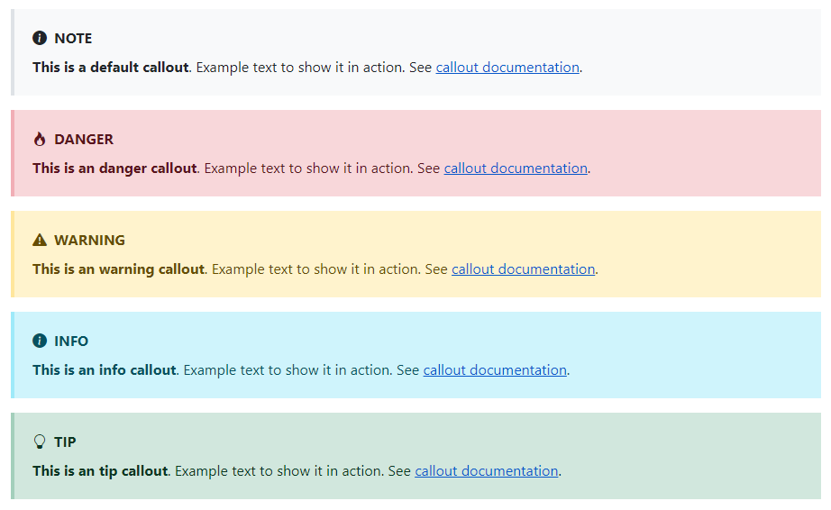 Blazor Callout Component