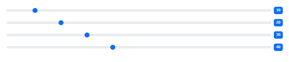 Blazor RangeInput Component